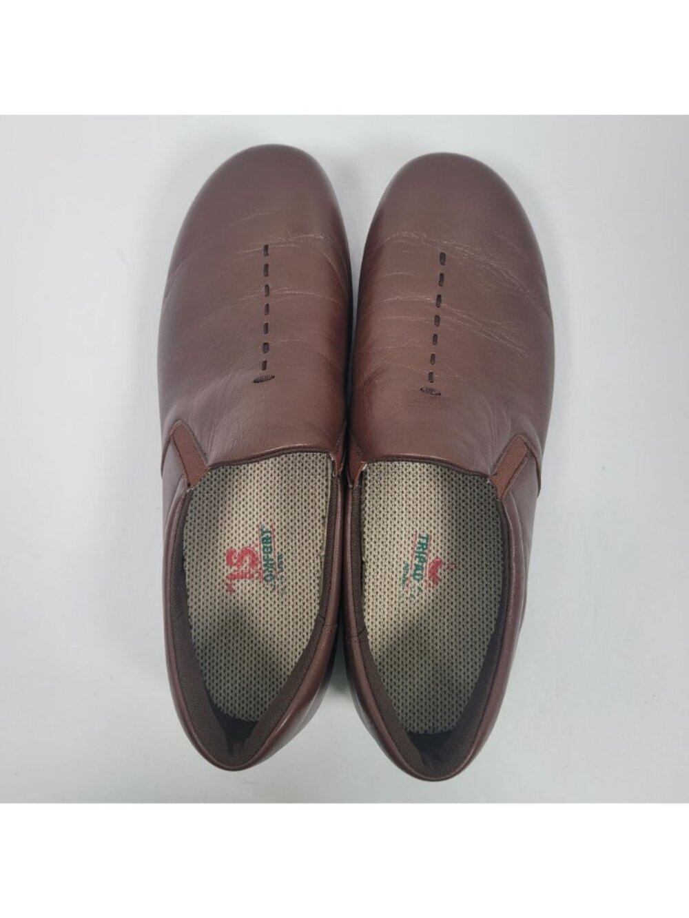SAS Women's Brown Leather Slip On Loafers US Size 10N - Picture 5 of 8